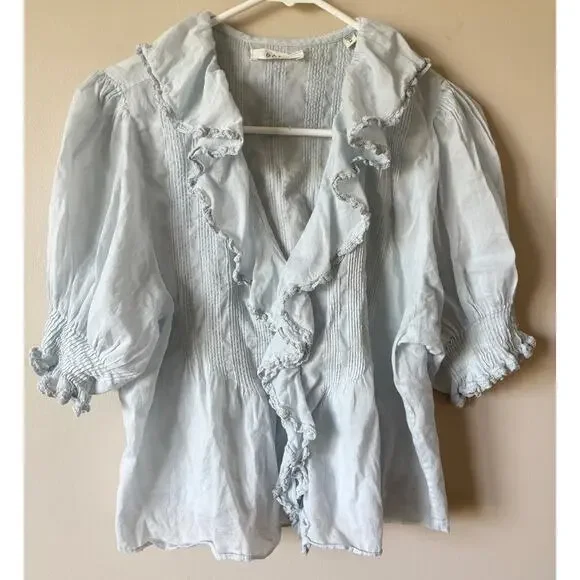 DOEN Henri Top in Alice Blue M - Picture 4 of 11